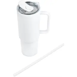 Altitude Texas Plastic Double-Wall Mug Solid White